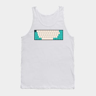 Mechanical Keyboard - Mercedes F1 Team Colour Scheme Tank Top